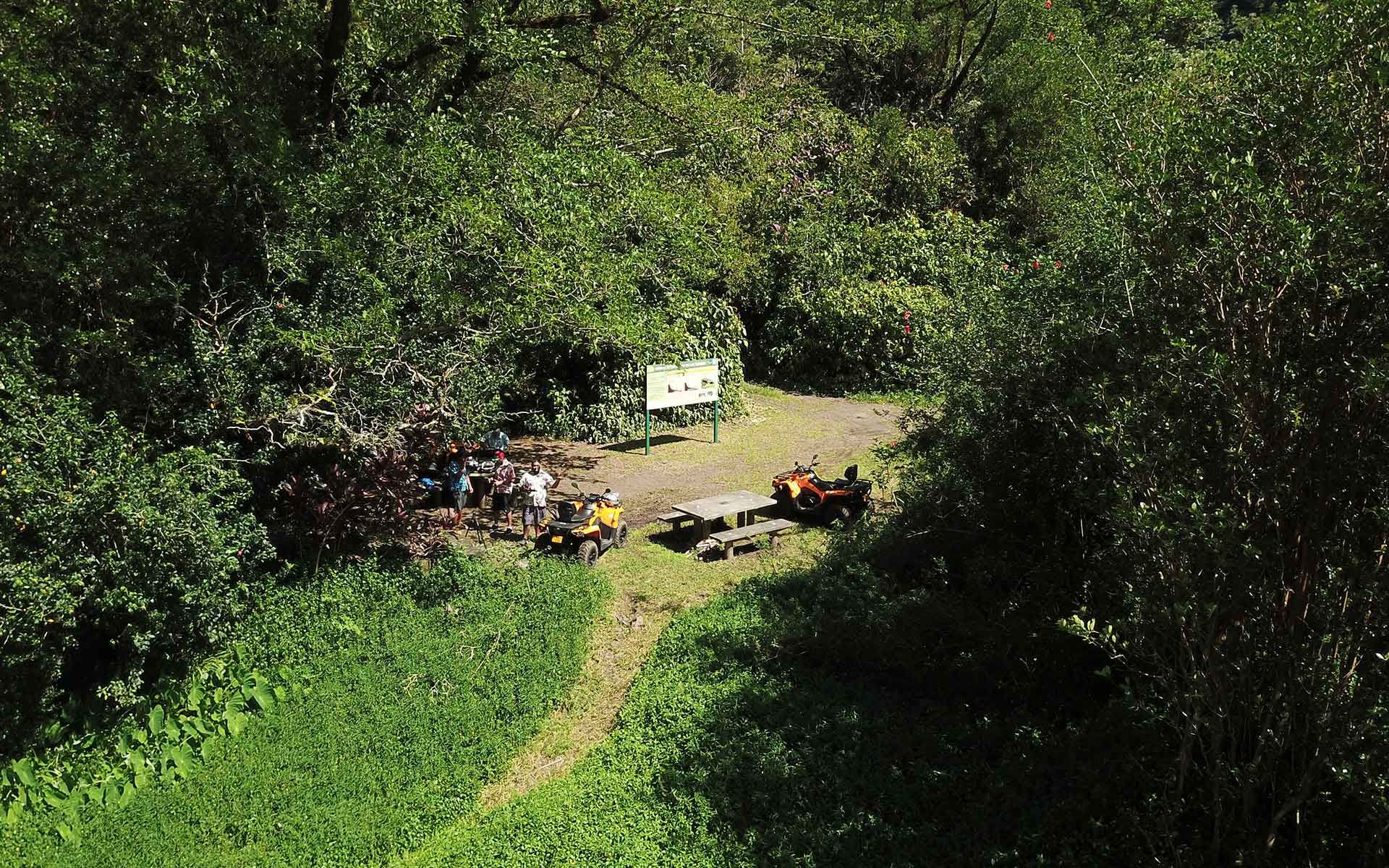 Vahiria Quad Tahiti - déroulement de l'excursion