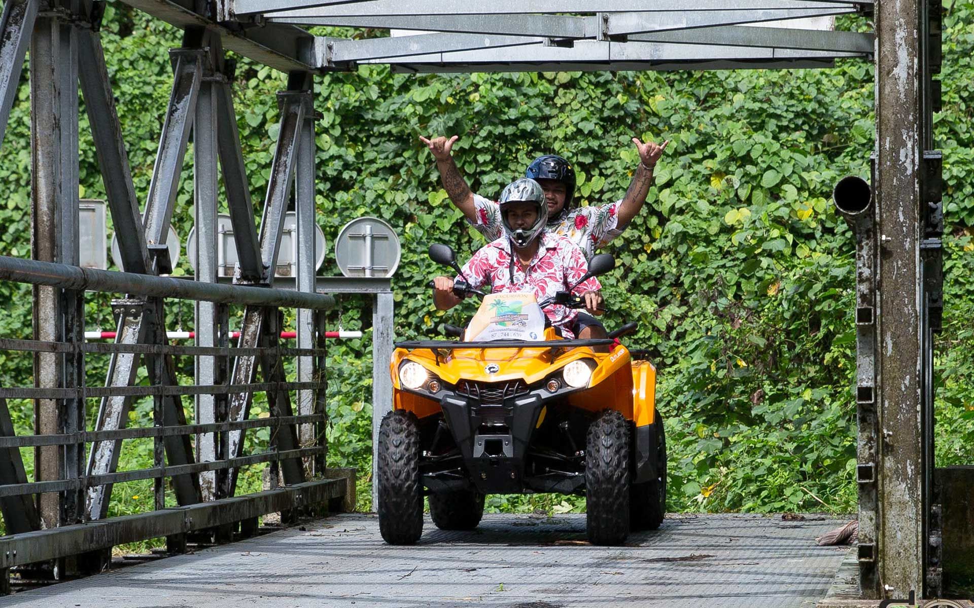 Vahiria Quad Tahiti - Quad le matin