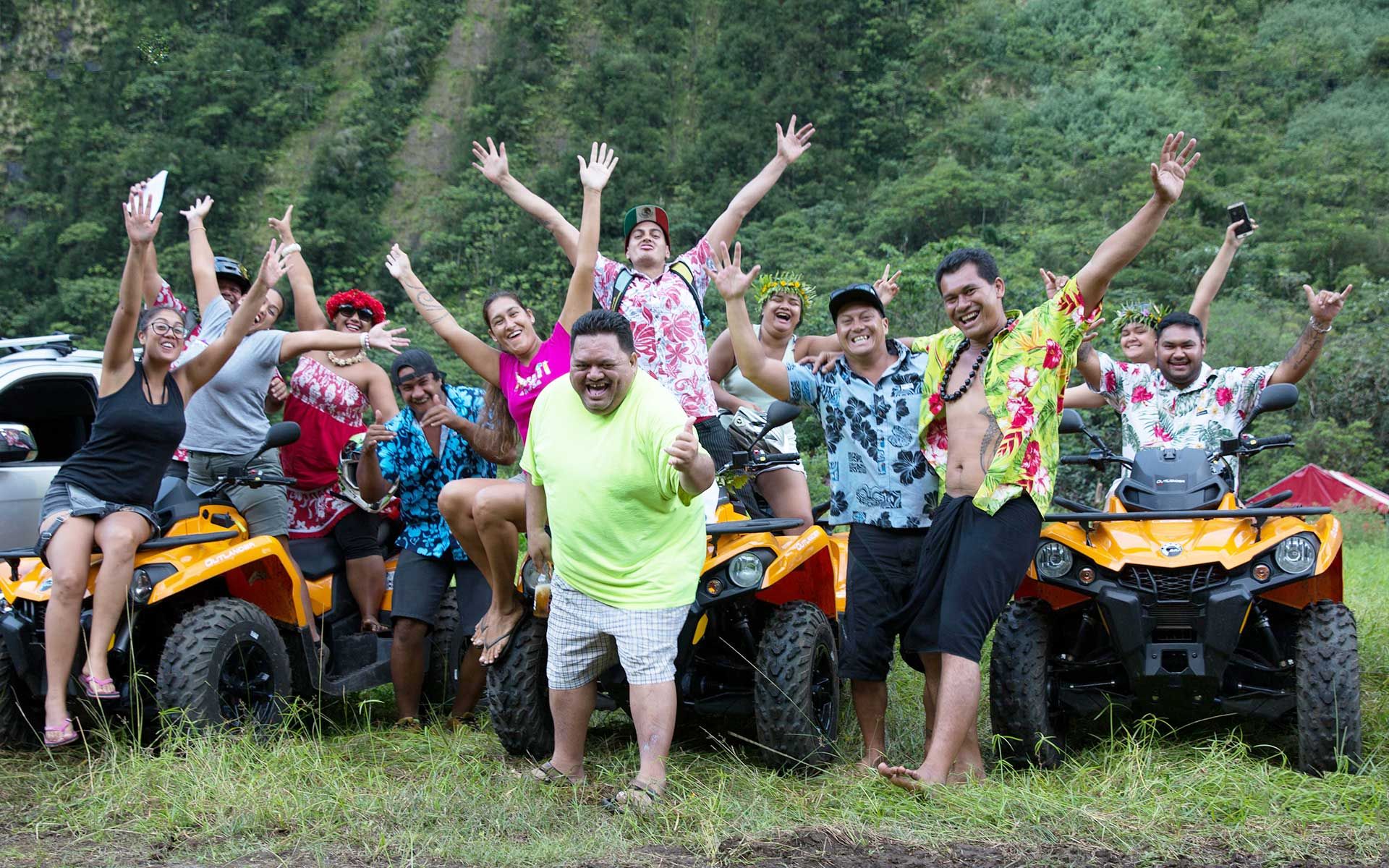 Vahiria Quad Tahiti team